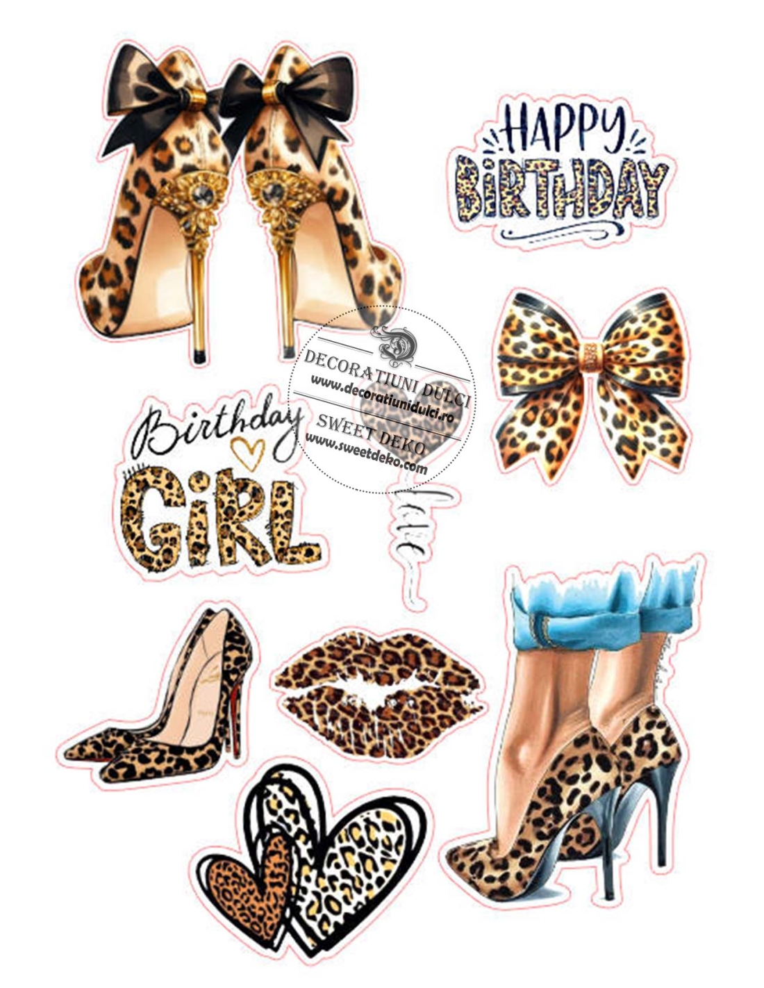 Imagine comestibila Leopard Glam