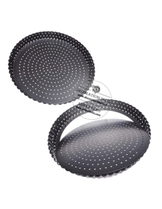 Tava perforata si fund detasabil | tarta  mini pizza 14cm