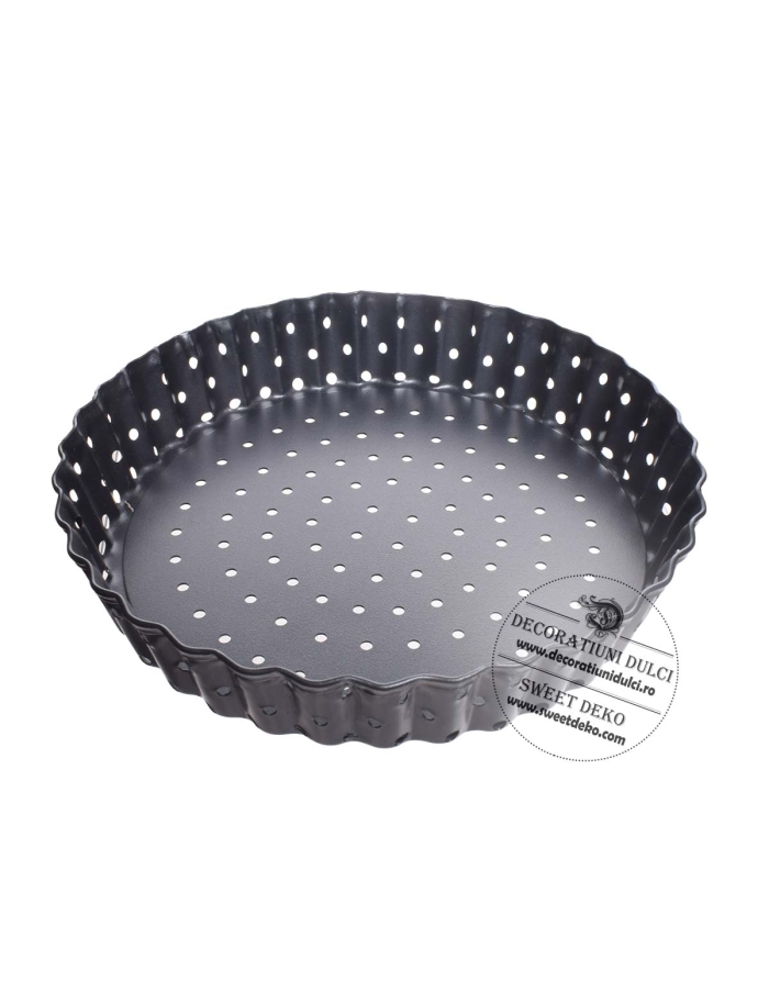 Tava perforata si fund detasabil | tarta  mini pizza 14cm