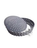 Tava perforata si fund detasabil | tarta  mini pizza 14cm