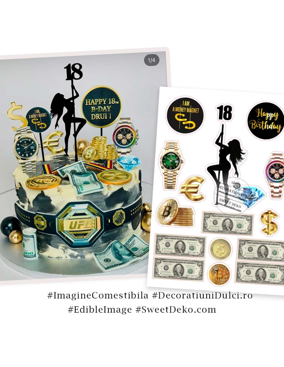 Imagine comestibila | Money Magnet