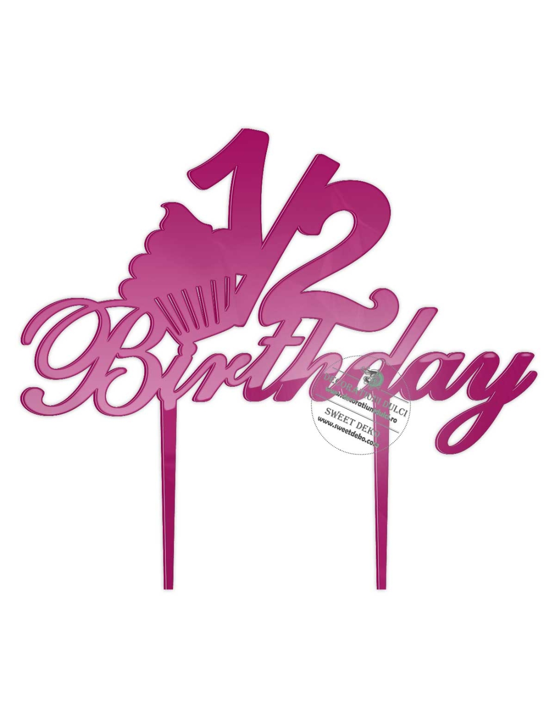 Topper tort 1/2BIRTHDAY