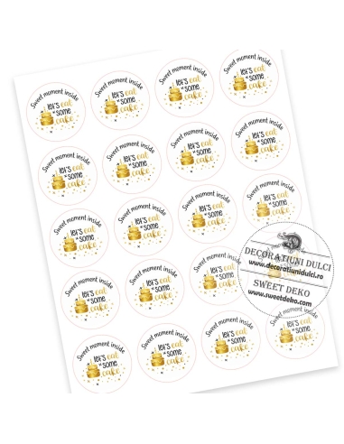 Etichete autoadezive Sweet Moment Inside