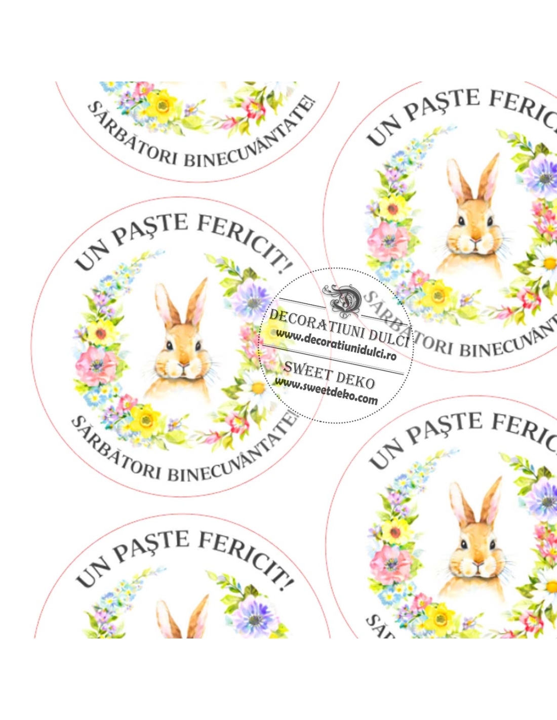 Etichete autoadezive Un Paste Fericit! Sarbatori Binecuvantate!