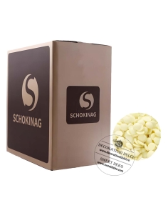 Ciocolata veritabila alba 34%  SCHOKINAG | 1kg