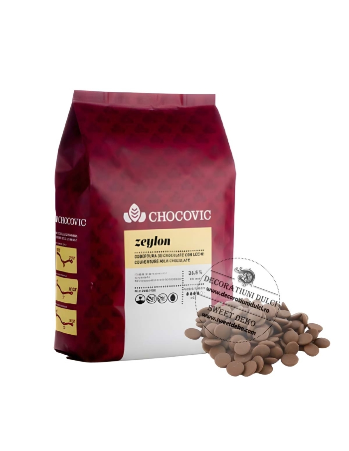 Ciocolata veritabila cu lapte Zeylon 5 Kg | Decoratiuni Dulci