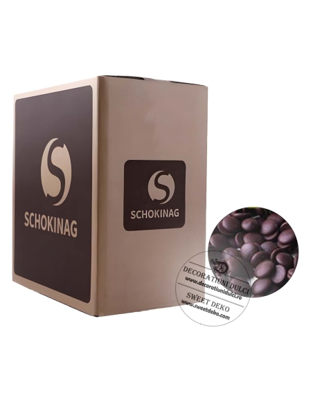 Ciocolata veritabila neagra 53%  SCHOKINAG | 1kg