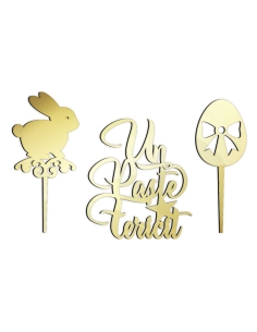 Set toppers PASTE mesaj, ou si iepuras