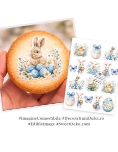 Imagine comestibila Blue Sweet Easter 2