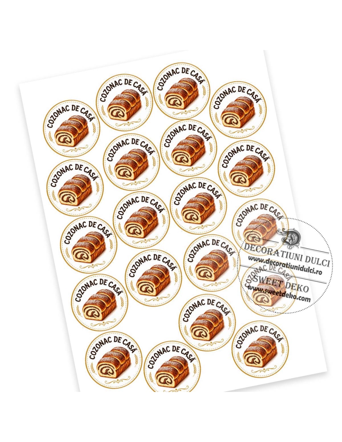 Etichete autoadezive COZONAC de casa