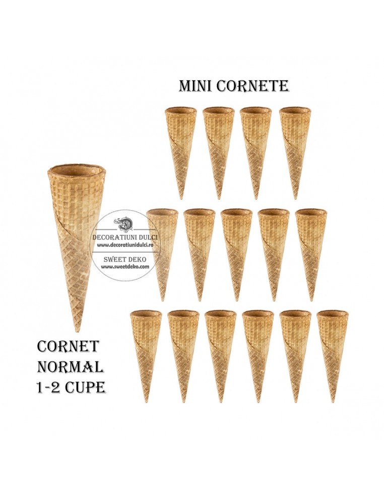 EXP: 07.05.2026 Mini conuri inghetata (15buc)
