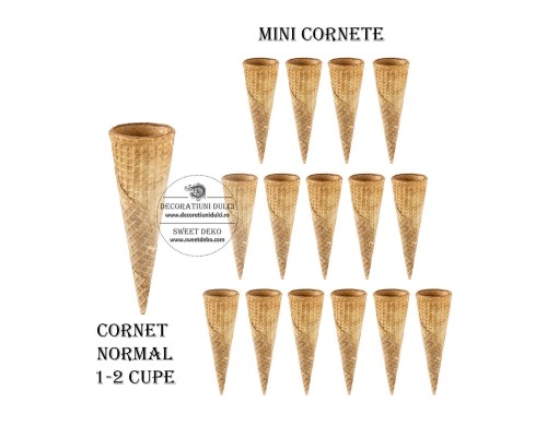 EXP: 07.05.2026 Mini conuri inghetata (15buc)