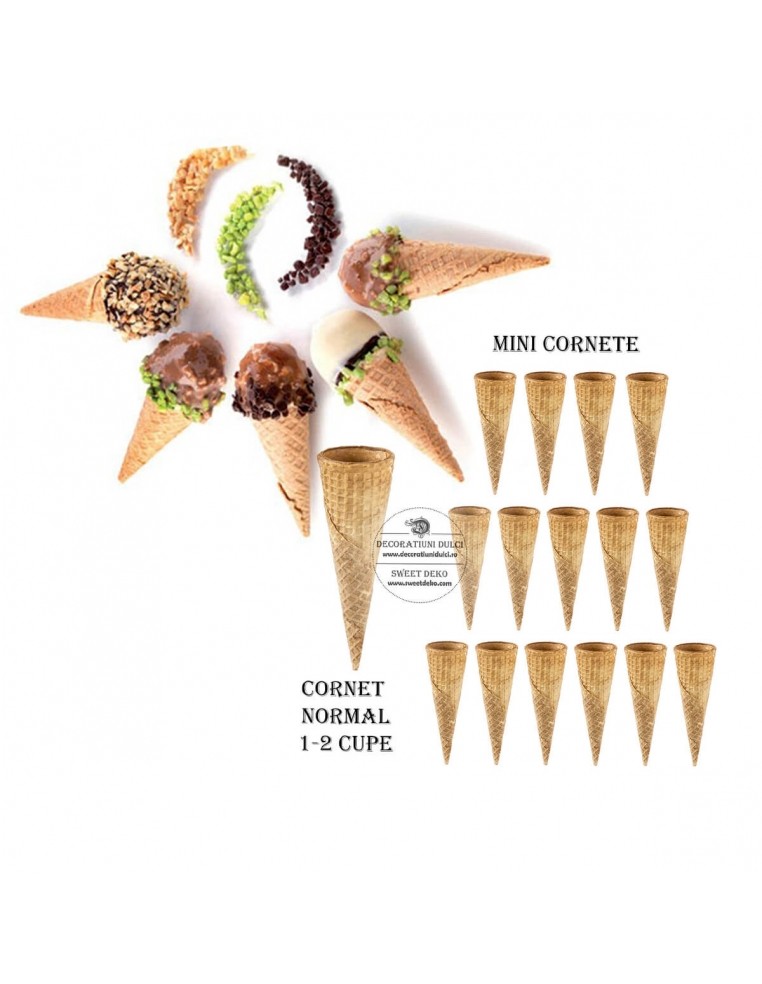 EXP: 07.05.2026 Mini conuri inghetata (15buc)