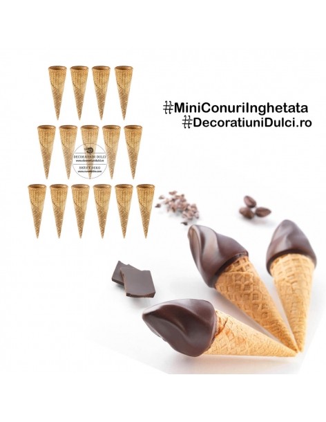 EXP: 07.05.2026 Mini conuri inghetata (15buc)