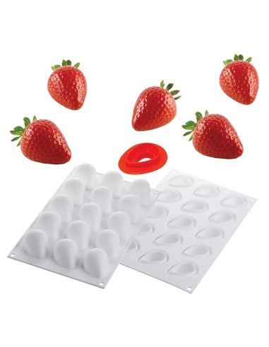 Mulaj monoportii capsune, Fragola 30ml. Silikomart