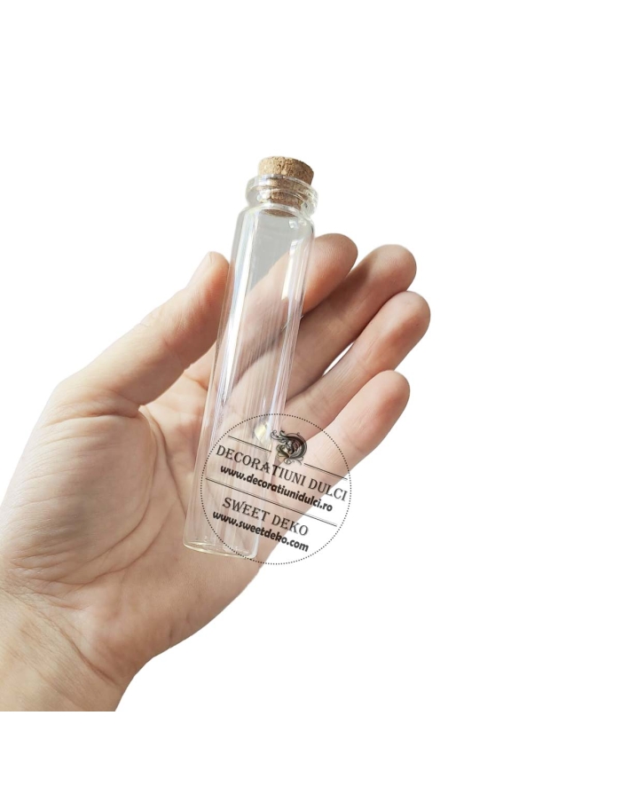 Sticlute dop pluta (h.10cm)