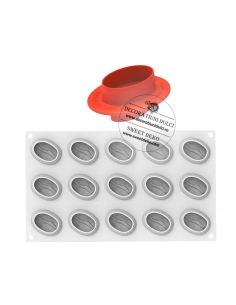 Mulaj monoportii bob cafea | Silikomart Caffe 5x3.8 cm 2