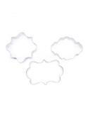 Set 3 decupatoare metalice etichete