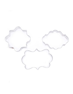 Set 3 decupatoare metalice etichete