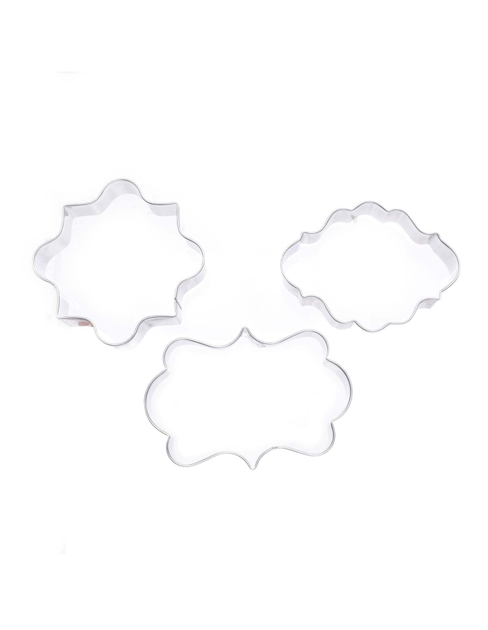 Set 3 decupatoare metalice etichete