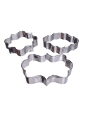 Set 3 decupatoare metalice etichete