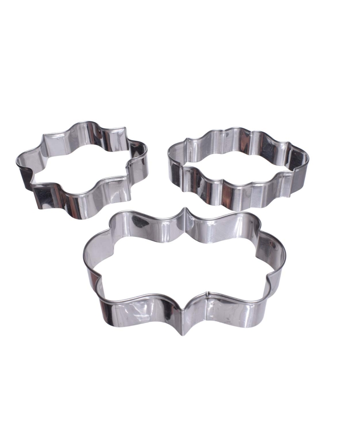 Set 3 decupatoare metalice etichete