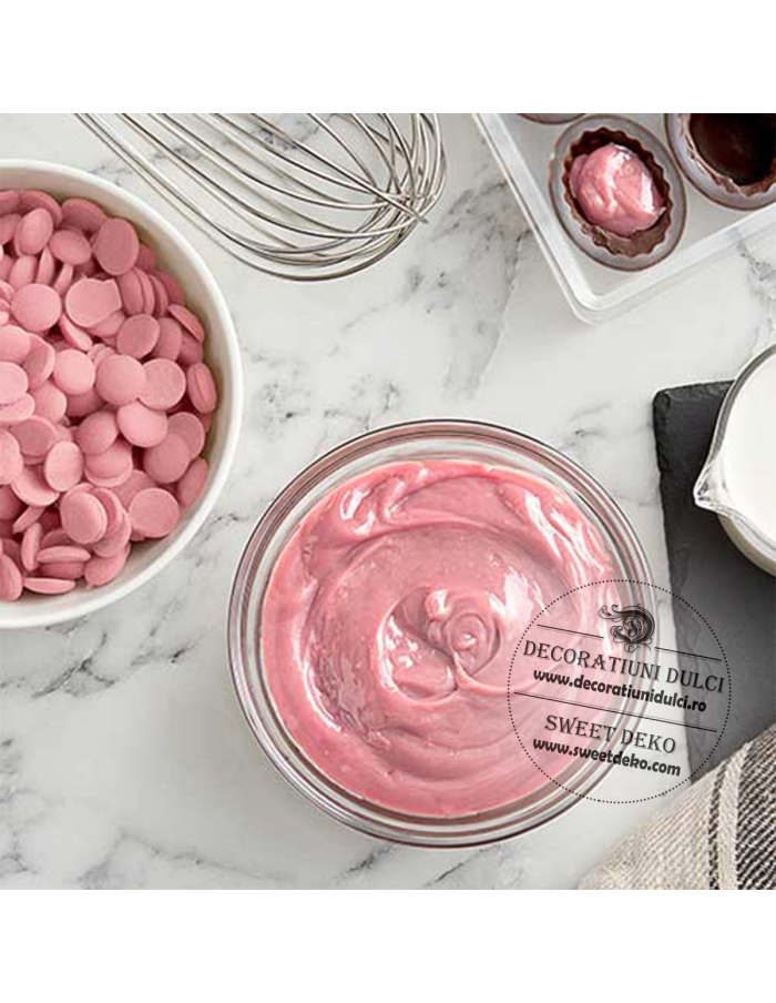 EXP: 03.06.2026 Ciocolata Ruby, ciocolata roz Callebaut - 400GR.