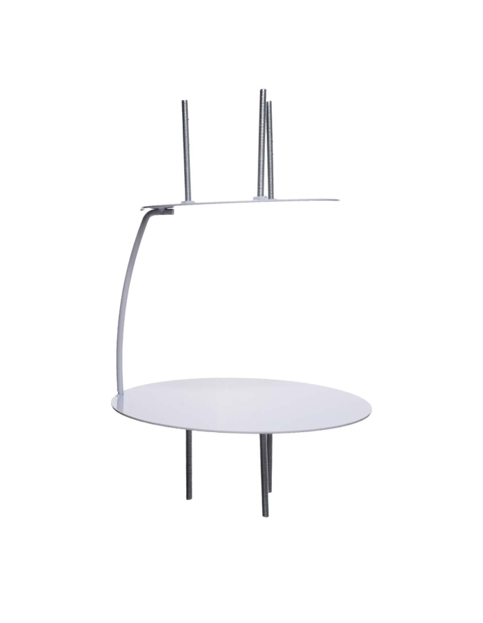 Suport metalic pentru tort etajat cu efect floating / nivel suspendat (15-20cm, h15)