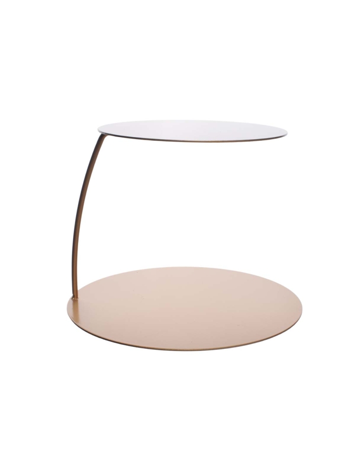 Suport auriu decor etaj tort anti-gravitational (15-20cm,h15cm)