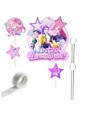 Topper carton La multi ani! eticheta Huntrix