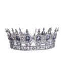 Coronita tort clasica argintie