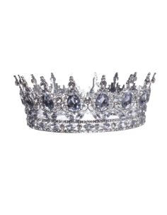 Coronita tort clasica argintie