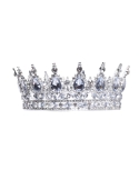 Coronita tort clasica argintie