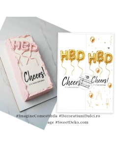 Imagine decor tort Cheers It's Your Birthday 2