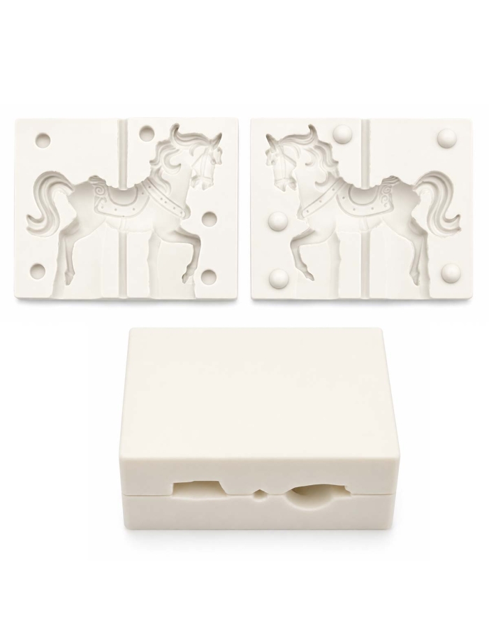 Mulaj cal carusel tridimensional | Decoratiuni Dulci