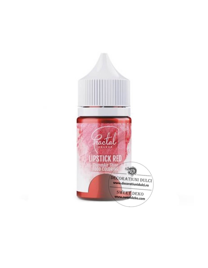 EXP: 19.06.2026 Colorant rosu pentru aerograf, ShimmAir Shine lipstick red