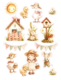 Decor pentru tort Sweet Garden Girl