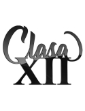 Topper decor lateral pentru tort absolvire Clasa XII
