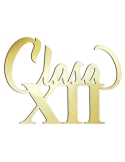 Topper decor lateral pentru tort absolvire Clasa XII