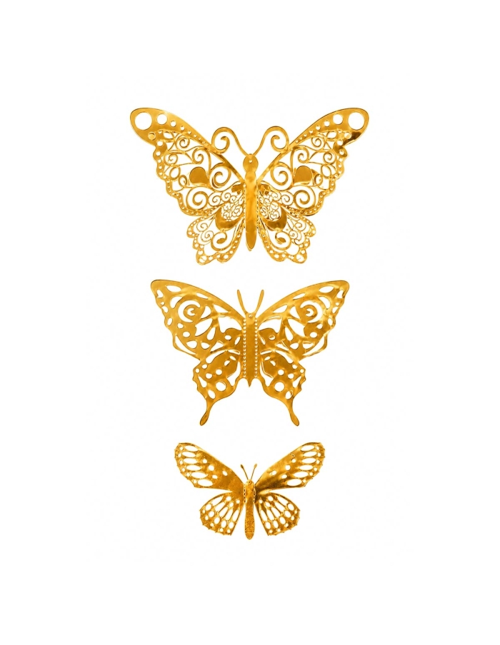 Fluturi Vintage Lace  3 modele | dimensiuni