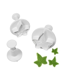 Decupatoare frunze de iedera (5.7cm, 5cm, 4.3cm)