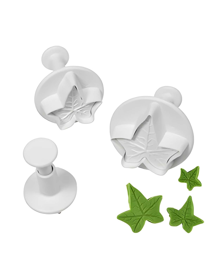 Decupatoare frunze de iedera (5.7cm, 5cm, 4.3cm)