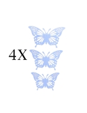 Fluturasi ice blue (12 buc./set)