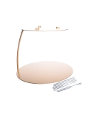 Etaj auriu suspendat lateral cu fixare (15-20cm, h15) FLOATING CAKE