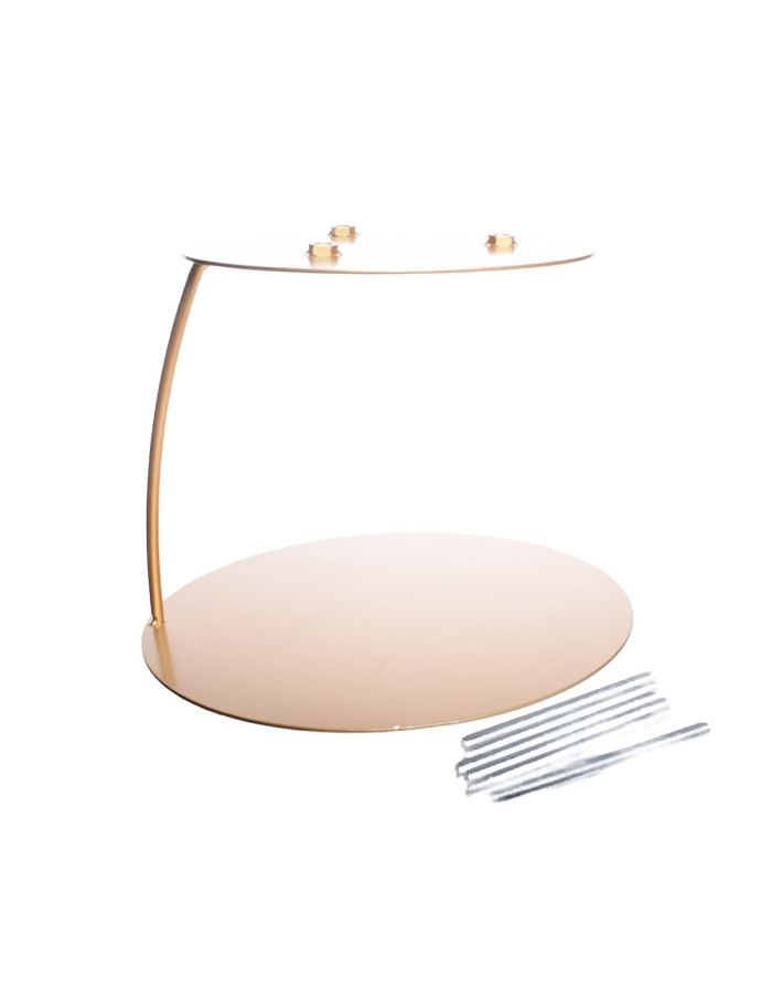 Etaj auriu suspendat lateral cu fixare (15-20cm, h15) FLOATING CAKE