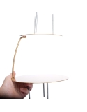 Etaj auriu suspendat lateral cu fixare (15-20cm, h15) FLOATING CAKE