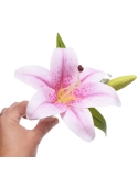 Topper tort floare necomestibila Crin roz