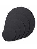 Platou din HDF negru, cerc