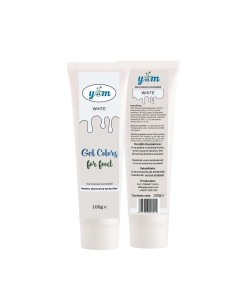 Colorant gel YAM Alb |colorant alimentar 100g