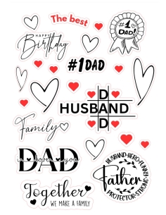 Decoratiuni pentru tort | Happy Birthday Dad